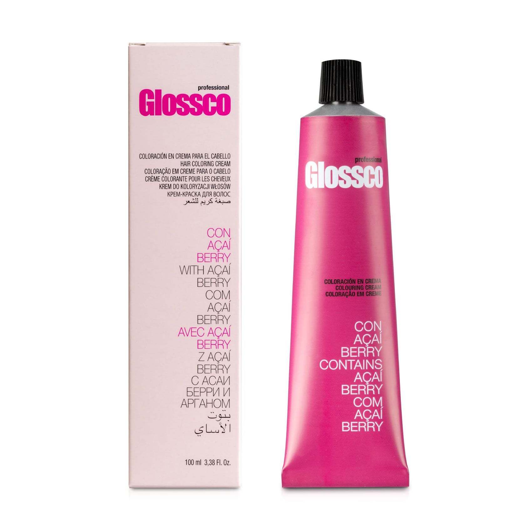 Перманентна крем-фарба для волосся Glossco Professional Hair Coloring Cream 5 Light Chestnut, 100 мл